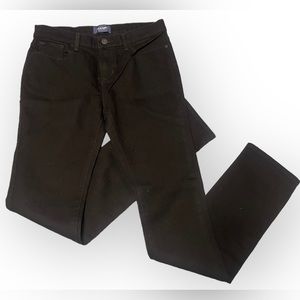 Old Navy Black Straight Leg Jeans Girls 16 REG | Classic High Rise Trend NWOT